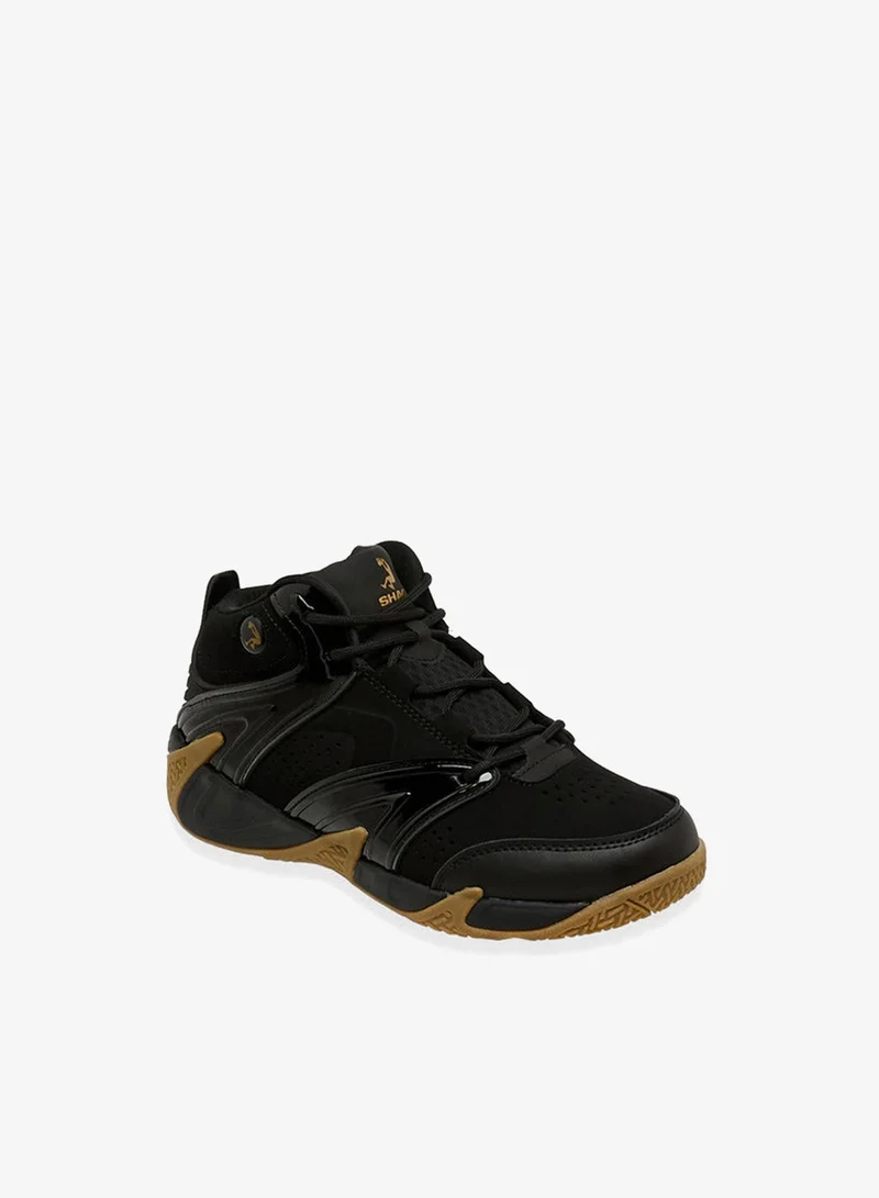 Shaq BLACK Boys Lace-Up Basketball School Shoes for Men | Best Price UAE