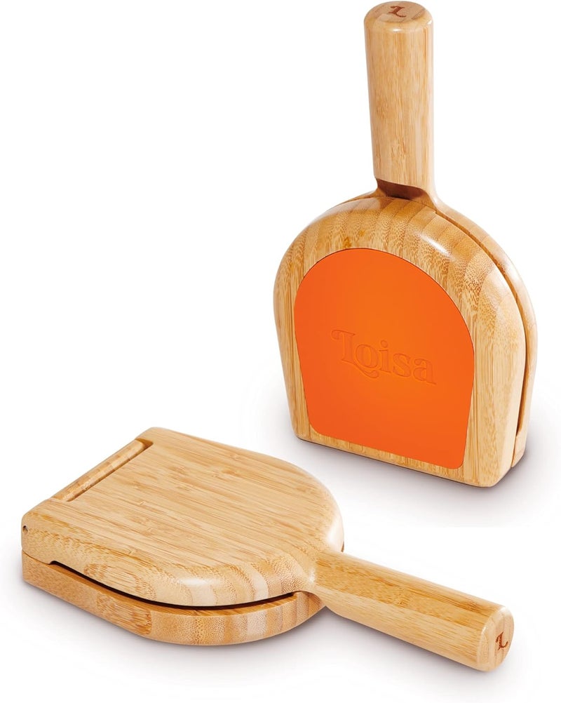 Loisa | Durable Tostonera Plantain Smasher or Press | Kitchenware for Tostones | Latin Cooking Utensil | Orange Tostonera - Image 1