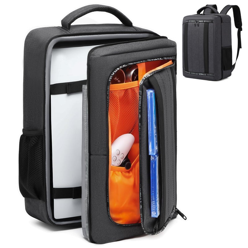 GOTECH Travel Backpack for PS5, Protective Carrying Case Bag for 17.3â€™â€™ Laptop, Controllers, Game Discs and More Gaming Accessories, PS5 Carrying Case with Multiple Pockets - Image 1