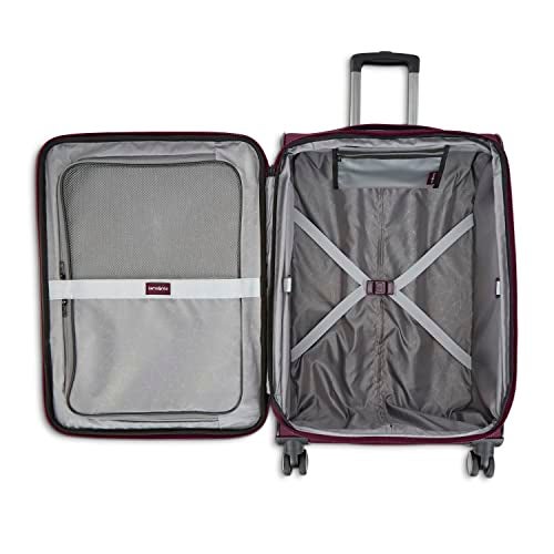 Samsonite Ascella 3.0 Softside Expandable Luggage with Spinner Wheels, CO EXP Spinner, Light Plum - Image 2