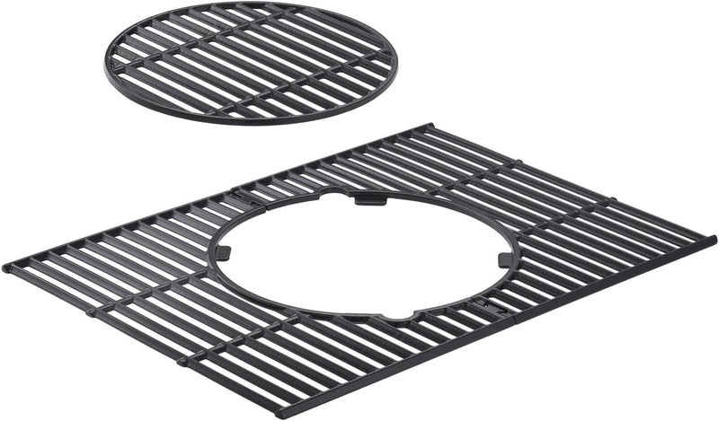 Rösle VARIO+ Cooking Grate, Enamelled Cast Iron Cooking Grate for Vario Inserts, Suitable VIDERO G3 from Model Year 2021, Black Varied available picks - Image 1