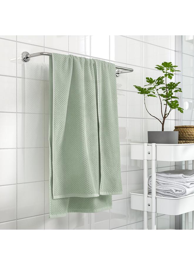 erorex Bath towel, pale grey-green, 70x140 cm - Image 4
