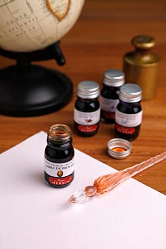Jacques Herbin Ref 21401 Round Glass Dip Pen Clear - Image 3