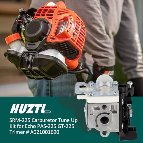 HUZTL Carburetor for ECHO GT225 GT225i GT225L PAS225 PE225 PPF225 SHC225 SRM225 SRM225U Trimmer with Repower Maintenance Kit Spark Plug by HUZTL - Image 2