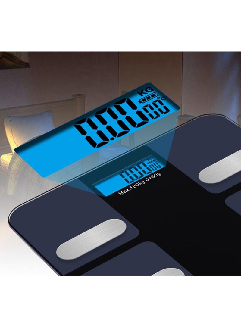 High Sensitivity Smart Digital Body Weight Fat And Muscle Balance Scale Human Weighing Machine