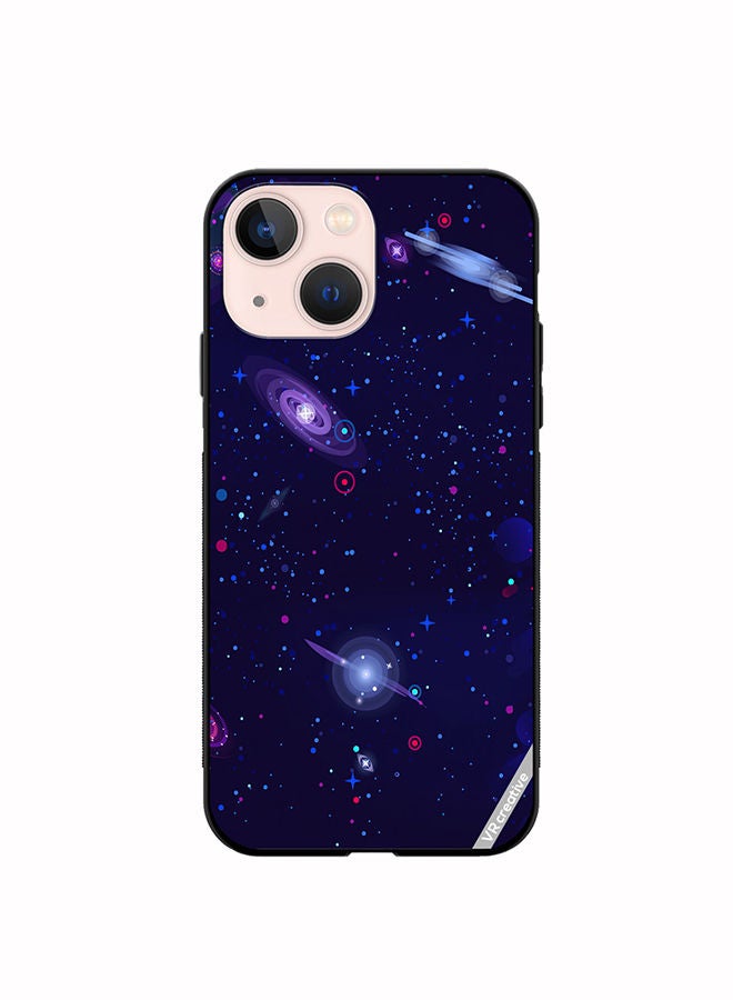 VR CREATIVE Protective Case Cover For Apple iPhone 14 Galaxy Space Design Multicolour - Image 1