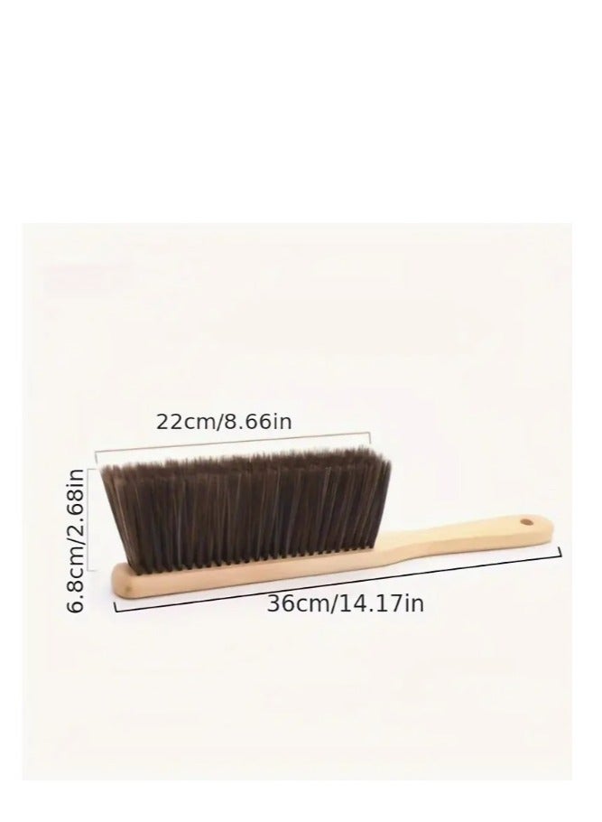 Vitacelli Hand Broom Cleaning Brushes-Soft Bristles Dusting Brush for Cleaning Car/Bed/Couch/Draft/Garden/Furniture/Clothes, Wooden Handle  - Image 3