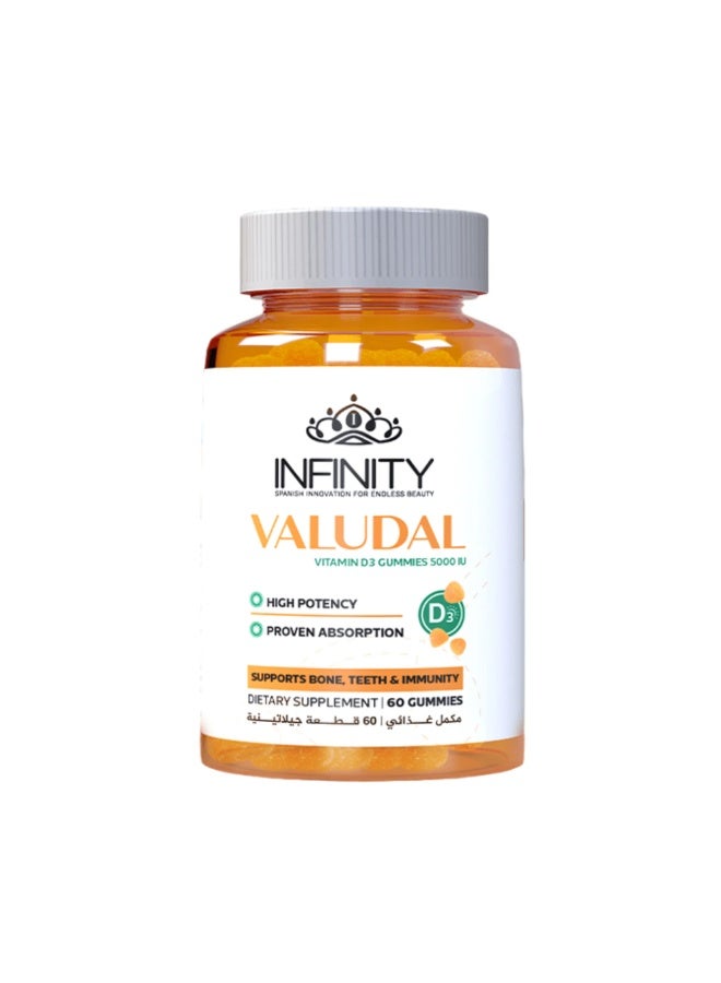 Valudal (Vitamin D3 Gummies 5000 IU) 60 Gummies
