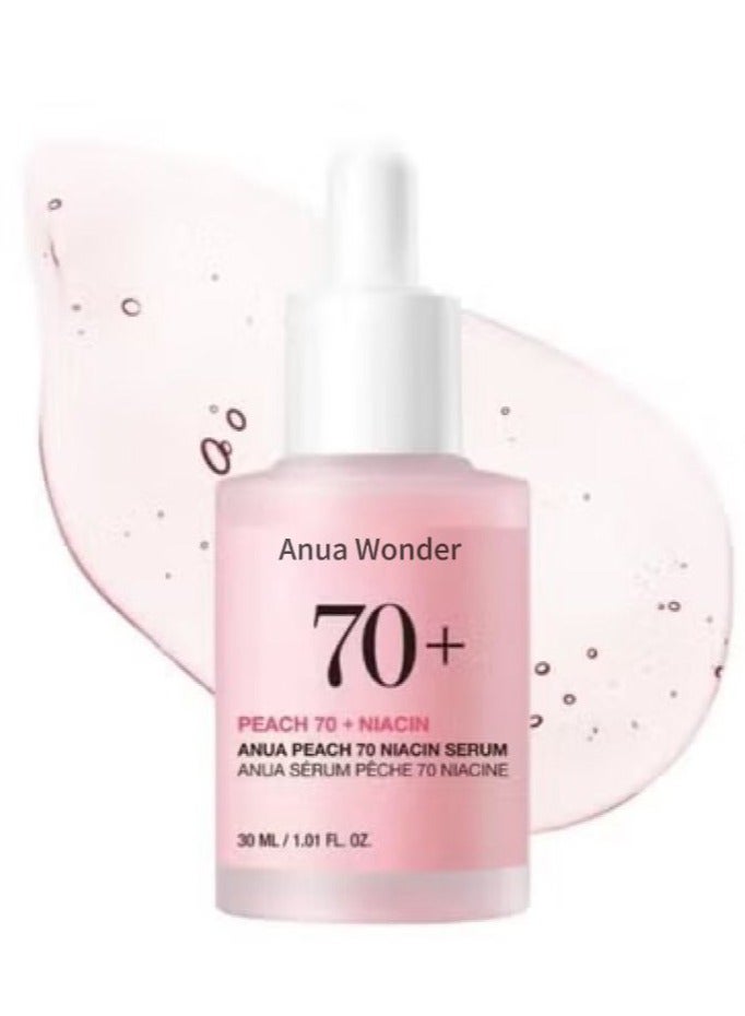 مصل تفتيح البشرة للوجه بالخوخ 70% من النياسيناميد 30 مل