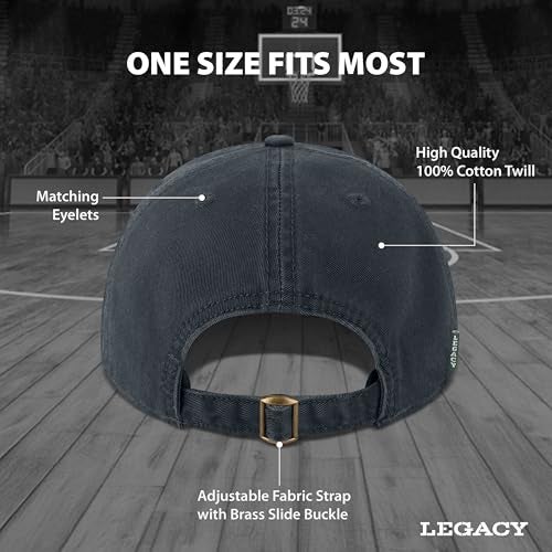 Legacy NCAA Officially Licensed Baseball Hat Michigan Wolverines Lightweight Cap for Men Women Relaxed Twill Adjustable EZA Navy One Size Fits Most Adjustable Fabric Closure - Image 3