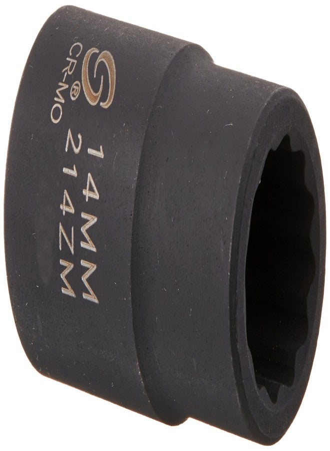 Sunex Tools Sunex 214zm 1/2-Inch Drive 14-mm 12-Point Impact Socket chrome - Image 1