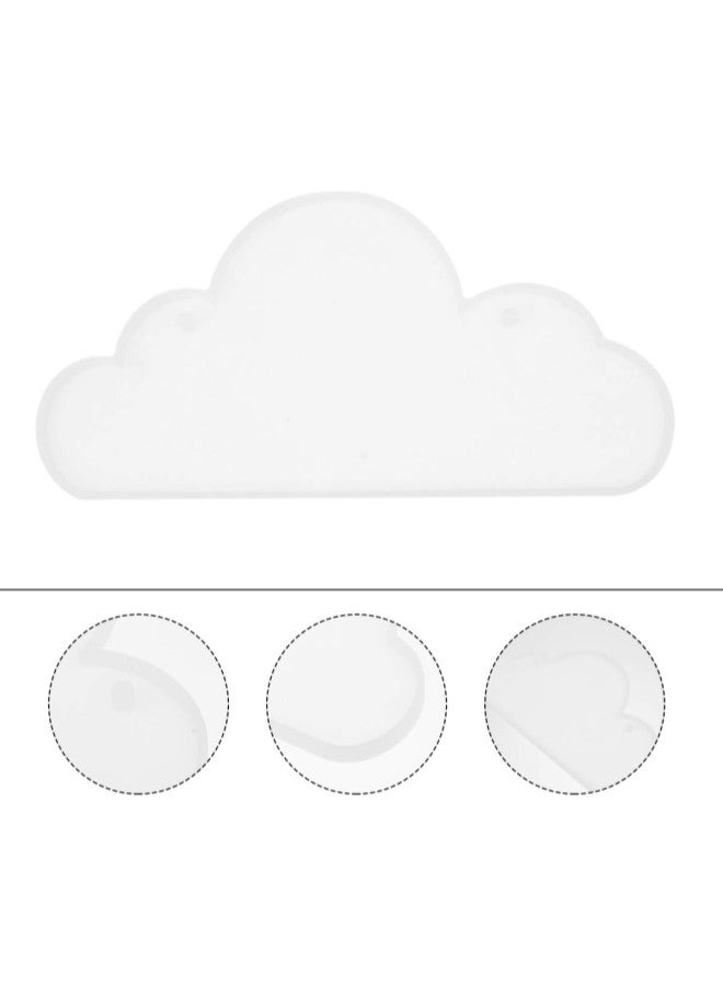 كلاراكو قالب باب على شكل سحابة من الكريستال الإيبوكسي، لافتة منزلية، قالب صب راتنج DIY، تعليق على الحائط، لوحات ترحيب، قالب سيليكون للمنزل والمكتب، لافتة متجر، مشروع حرفي DIY - Image 2