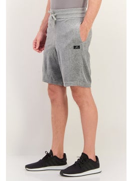 Jules Men Solid Drawstring Bermuda Shorts, Grey  - Image 2