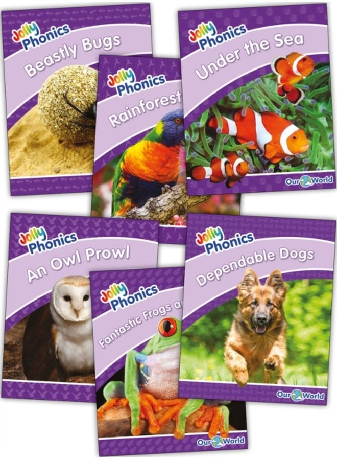 Jolly Phonics Readers Level 5 Our World In Precursive Letters British English edition - Paperback