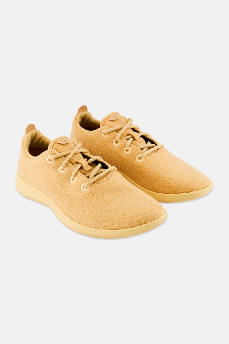 Allbirds Women Wool Lace Up Running Shoes, Yellow - Image 1