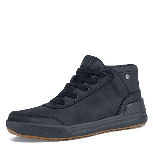 MOZO Men's Natural Slip Resistant, Chef Shoes, Black, 12 - Image 1