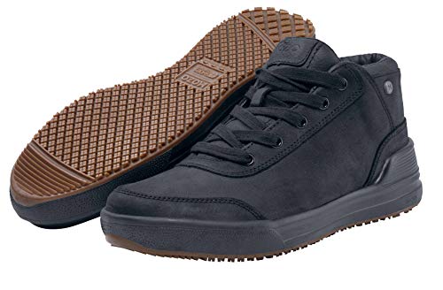 MOZO Men's Natural Slip Resistant, Chef Shoes, Black, 12 - Image 2