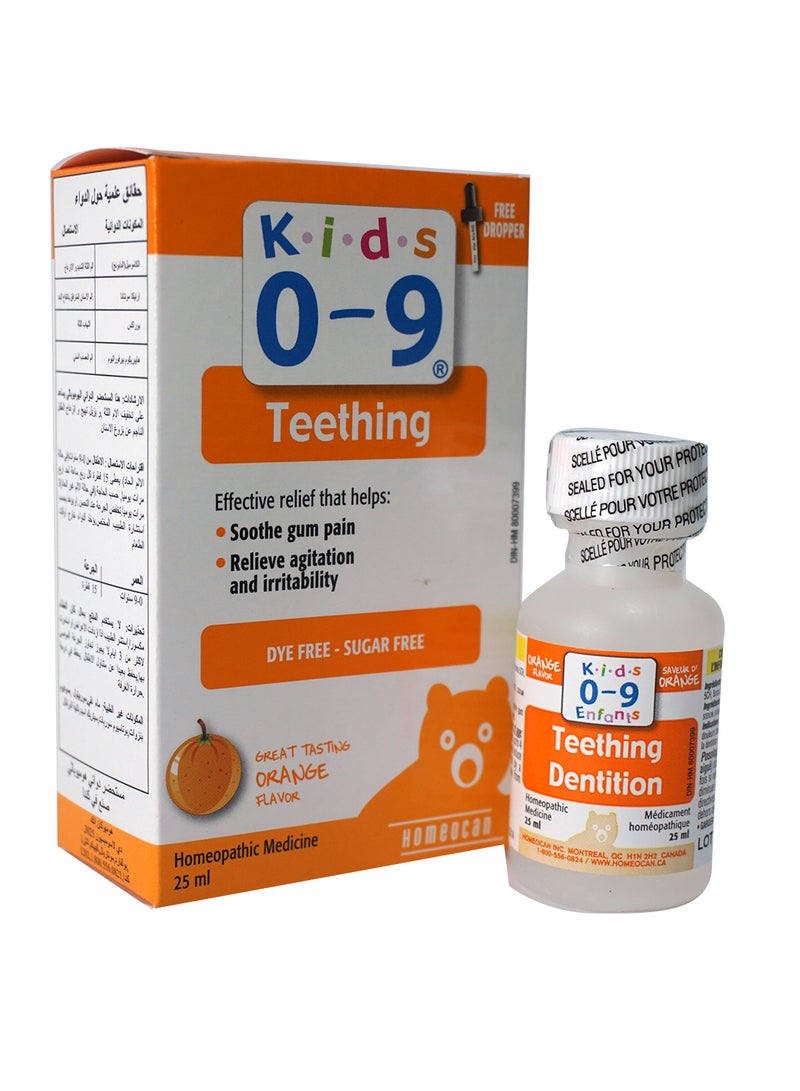 Homeocan Kids 0-9 Teething-25Ml - Image 1