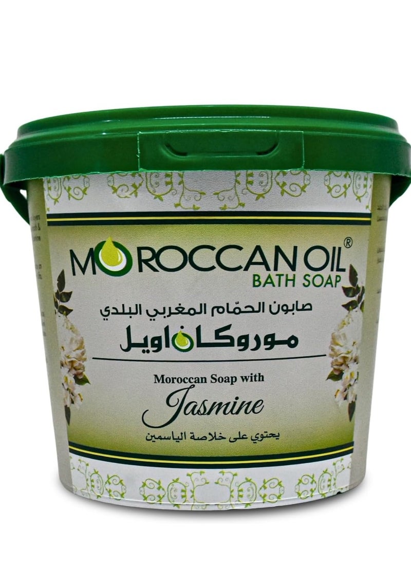 موروكان أويل - صابون حمام زيت مغربي بالياسمين 850 جرام - Image 1