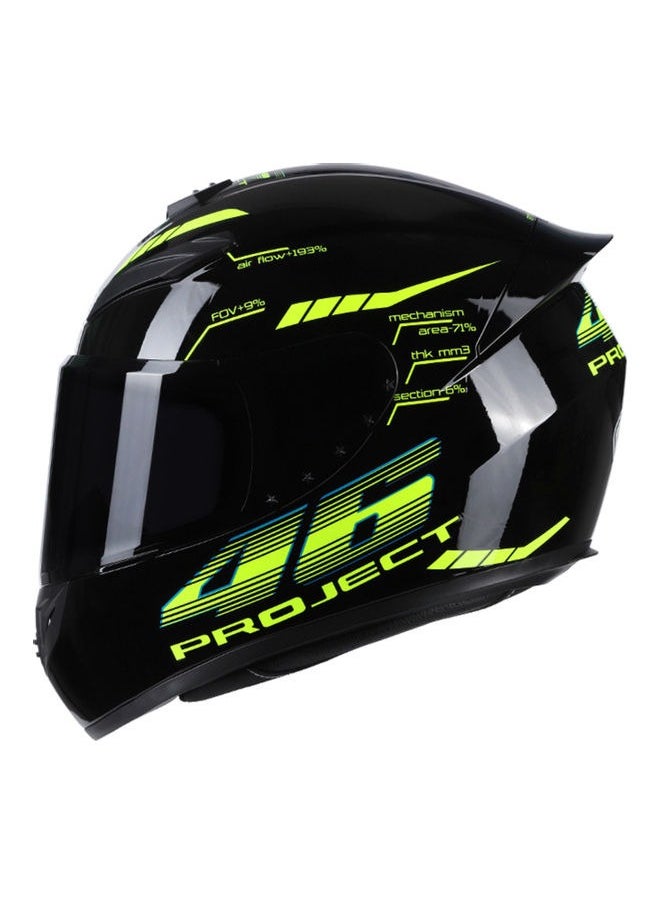 Hihonor Full Face Motorcycle Helmet， Racing Motocross Helmets with Compatible Clear and Tinted Visors， Street Bike Helmet for Men and Women Suitable for All Seasons  - Image 1