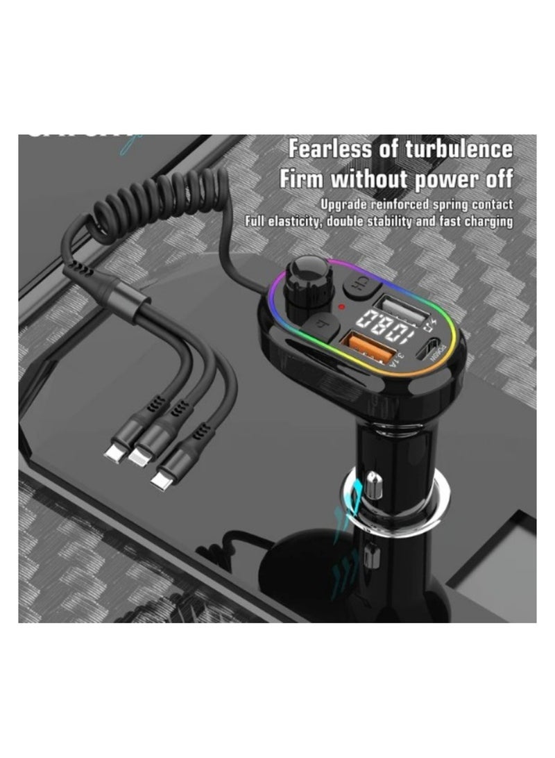 LENYES CA887 3 in 1 Car Charger - Image 2