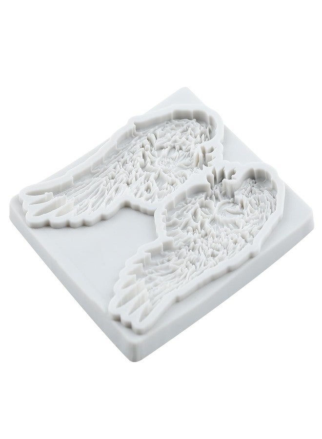 MYPRACS Angel Wings Silicone Fondant Molds Angel Wings Candy Chocolate Mold For Cake Decorating Cupcake Topper Polymer Clay Gum Paste - Image 4