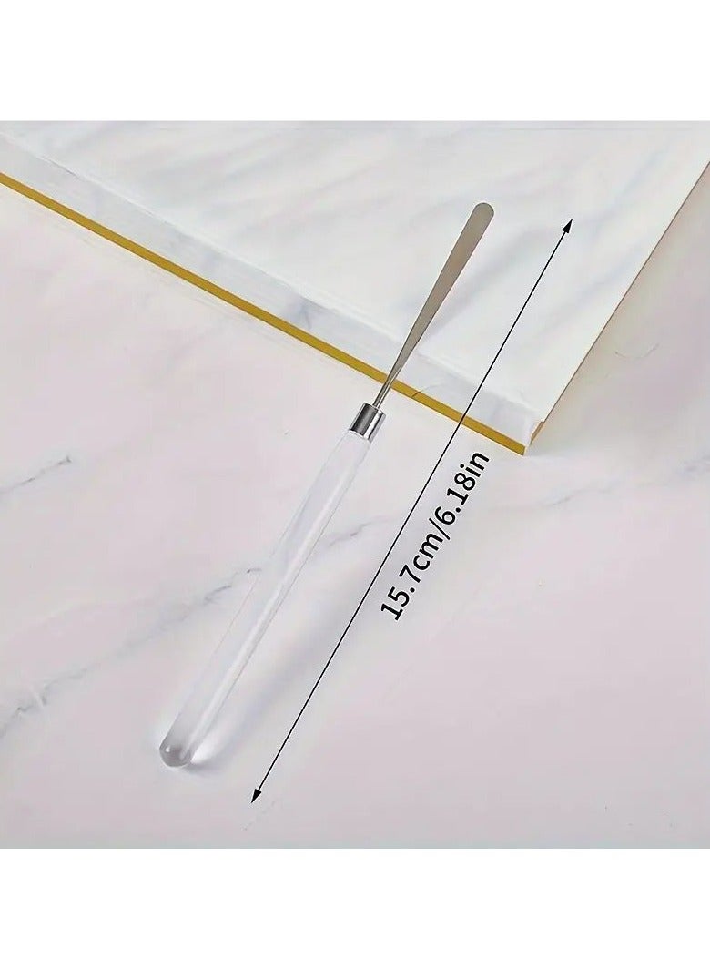Goolsky أداة مكياج عصا الأساس 1 قطعة أدوات مانيكير قضيب التحريك ملعقة فن الأظافر ملعقة - Image 4