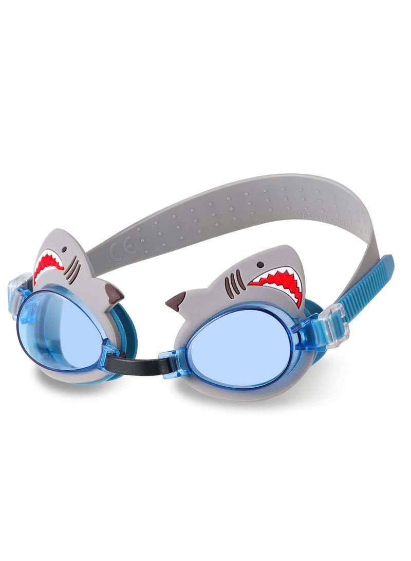 Y&D Swim Goggles, Kids Swimming, with UV Protection and Anti-Fog No Leak, Adjustable Strap Flexible Nose Bridge Design Glasses for Children - Image 1