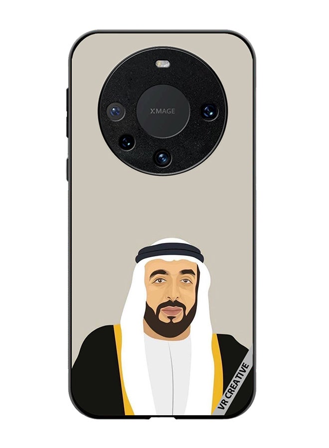 VR CREATIVE Protective Case Cover For Huawei Mate 60 Pro Sheikh Khalifa Bin Zayed Bin Sultan Al Nahyan Design Multicolour - Image 1