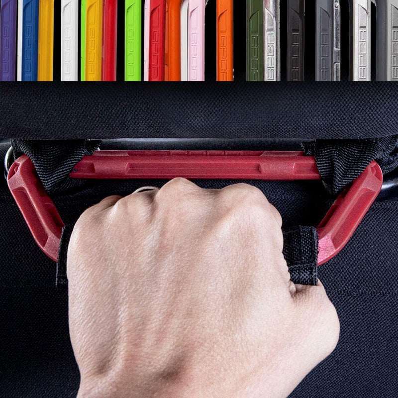 GP BackGrip LITE Headrest Car Passenger Hand Grip for Truck  Car Wrangler JL JT JK Handle for Offroad Kids  Seniors Patented Jeep Accessories Burgundy Nylon ABS 2Pack