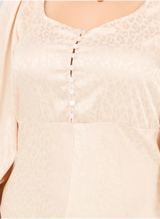 ستايلي Satin Empire Waist Dress