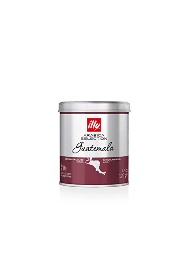 illy Arabica Selection Guatemala Ground Coffee Beans Can 125g