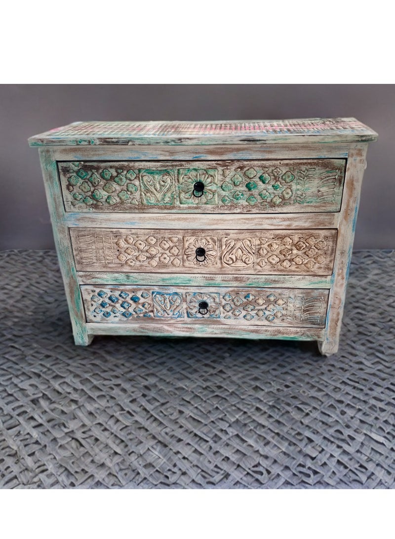ماركة غير محددة لوح جانبي بثلاثة أدراج  - Image 2
