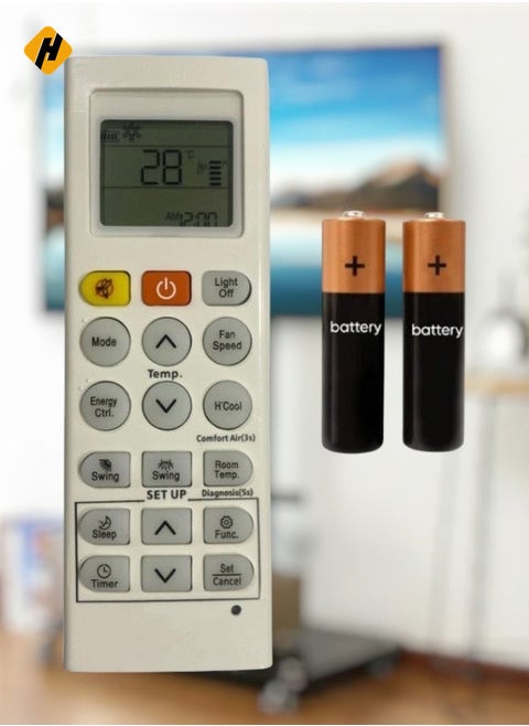 AC Remote No. 36P (No Backlight), Compatible/Replacement for LG AC Remote Control – Exact Match for LG Air Conditioners – Easy-to-Use, Reliable, Full Functionality Restored