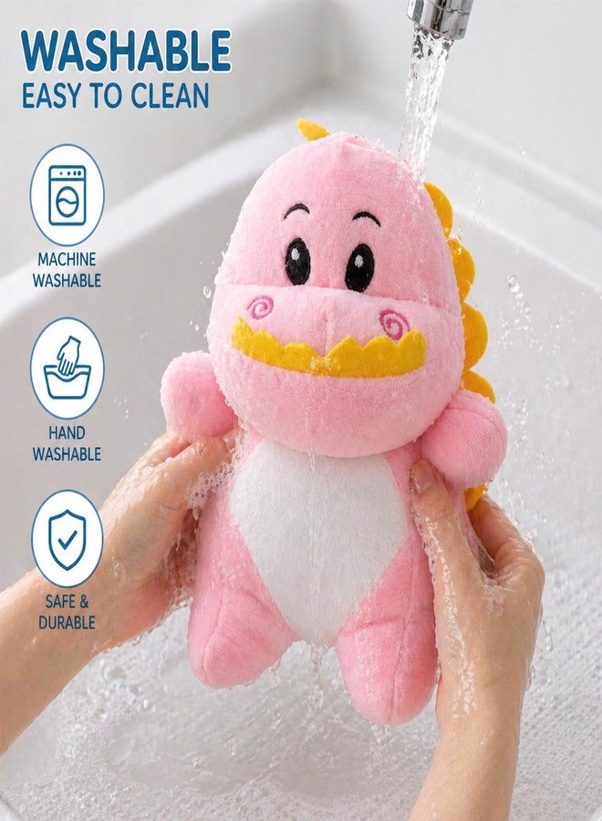 Adhigams Toys for Kids Dinosaur Soft Plush Stuffed, Ultra Soft Skin-Friendly Polyester Cuddly Toy for Baby Boys and Girls, Washable Gift for Birthday, Playtime and Nursery Decor, Size 16 x 10 cm - Image 5