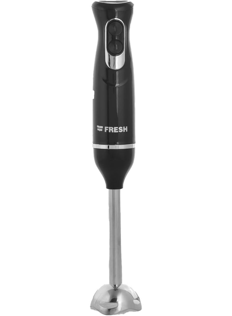 Fresh Hand Blender, 600 Watt, 2 Speeds, HB600N - Black