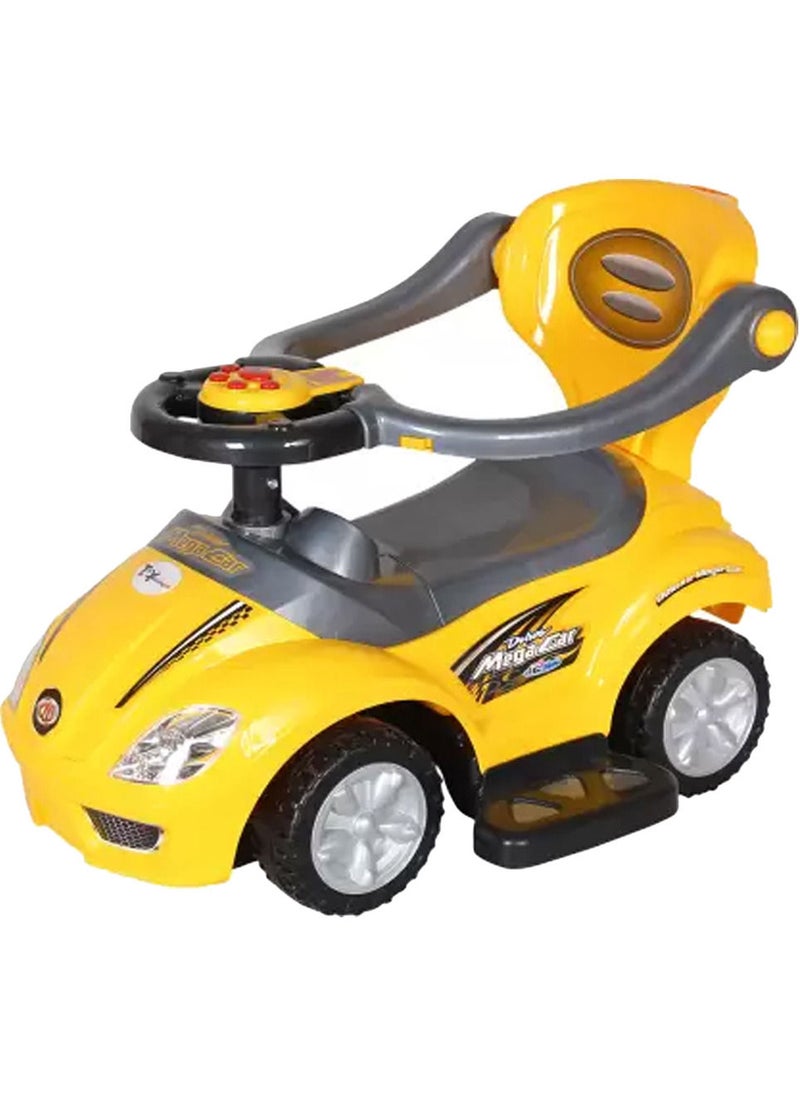 FACTUAL TOYS 3 IN 1 MEGA CAR PUSHER CAR - YELLOW  - Image 2