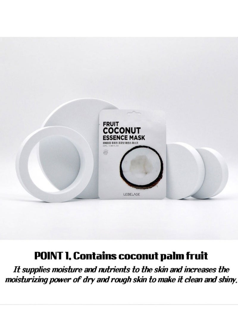 Lebelage - Korean product LEBELAGE FRUIT COCONUT ESSENCE MASK 25 ML - Image 1
