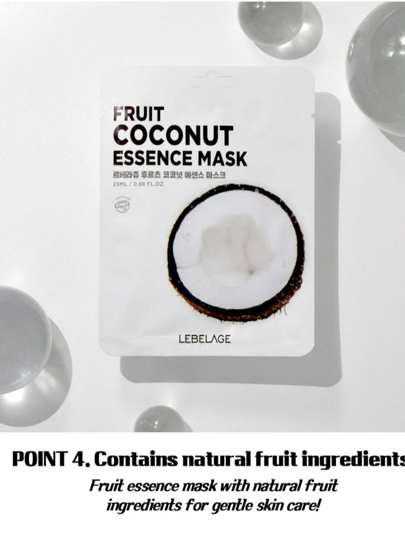 Lebelage - Korean product LEBELAGE FRUIT COCONUT ESSENCE MASK 25 ML - Image 1