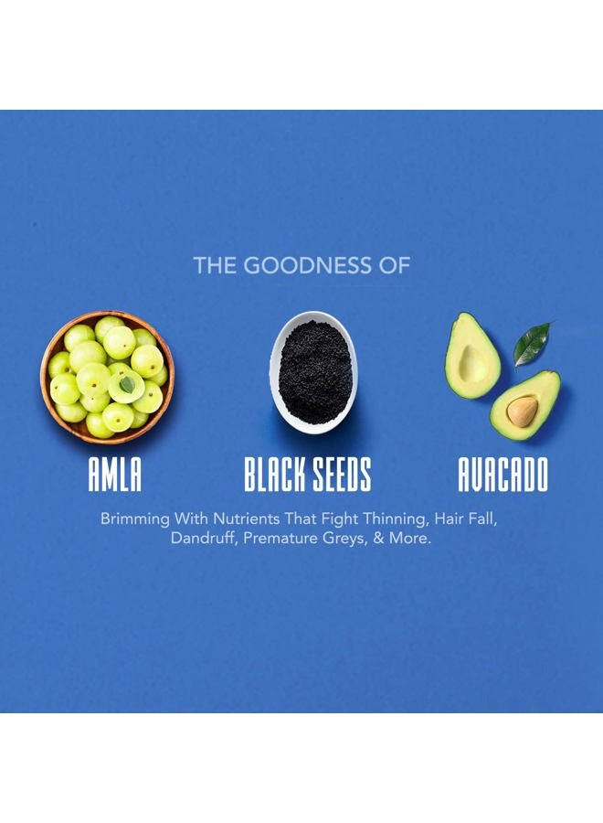 Dabur زيت الشعر المعزز بالبذور السوداء من دابر فاتيكا آيروفيدا للعناية الكاملة بالشعر 200 مل / 6.76 أونصة سائلة - Image 3