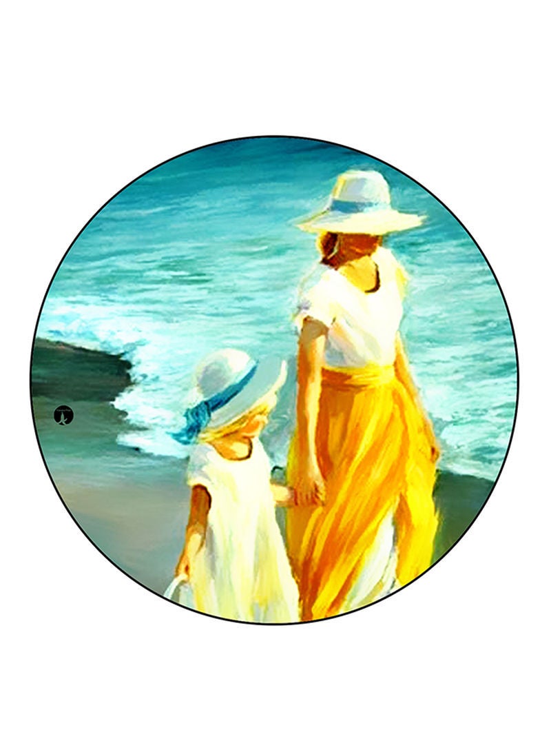 RKN Vintage Art Printed Fridge Magnet  Multicolour - Image 1