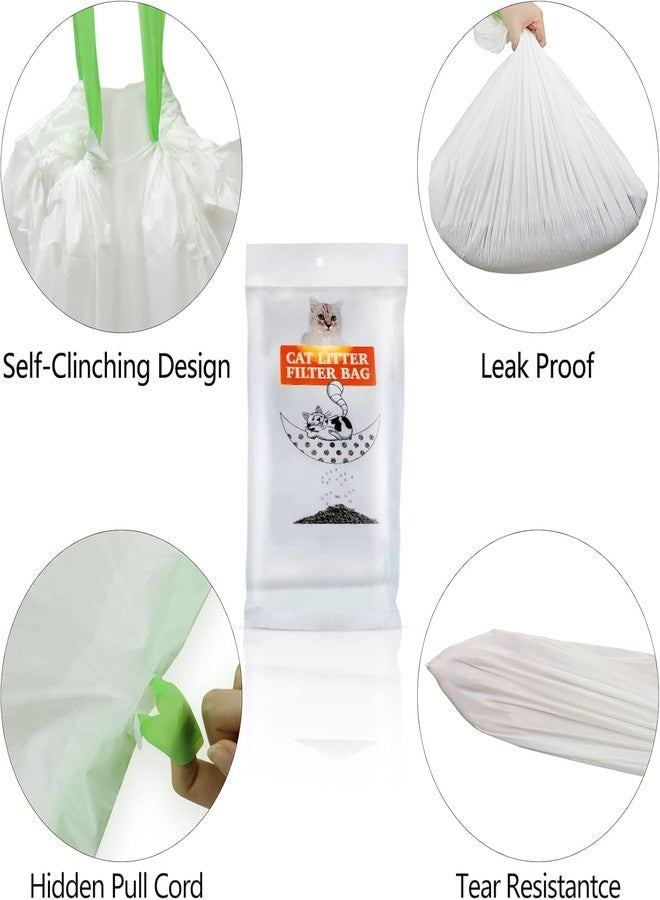 Inralimot Cat Litter Sifting Bag, 36 x 18 Inch Reusable Filter Bag with Drawstring | Waterproof & Anti-Odor | Fits Most Pans | Easy to Clean, Saves Litter(Pack of 7) - Image 5