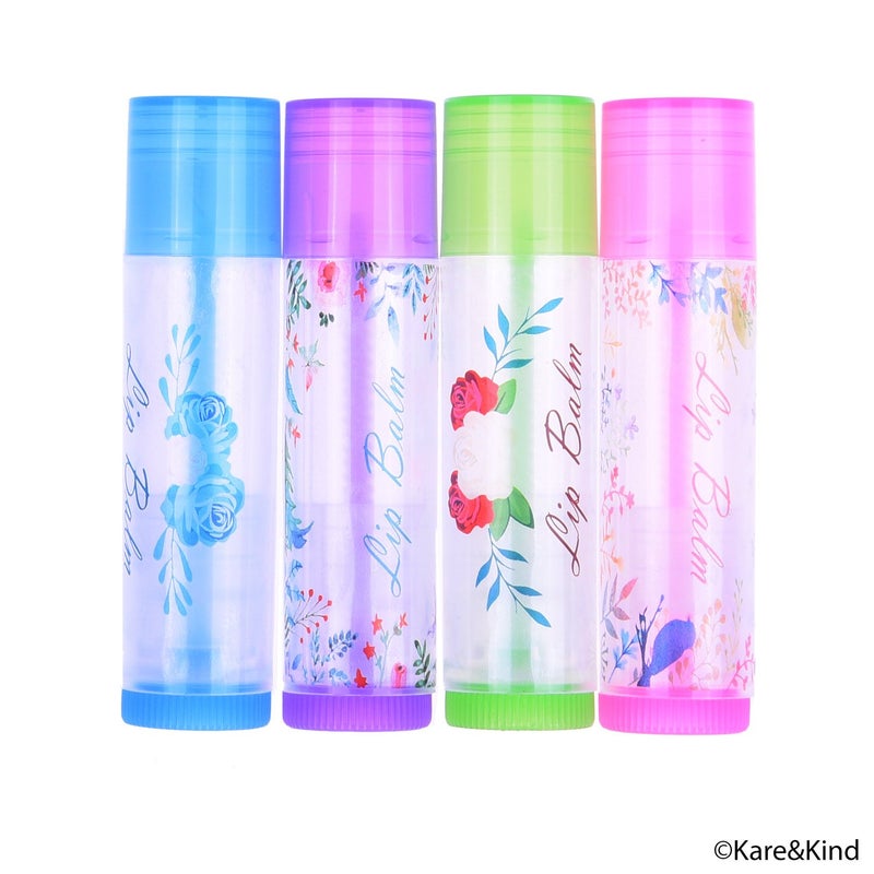 Kare Kind Kare & Kind Value Pack of 400 Labels - 8 Different Designs - for Lip Balm Containers, Nasal Inhaler Tubes, etc. - Self Adhesive, Easy Peel - Image 4