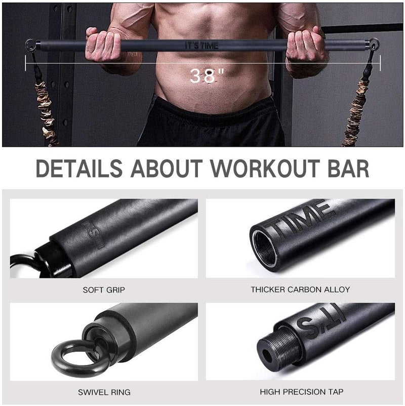 INNSTAR Cable Handles Gym Equipment, Resistance Band Handles with Solid ABS Core Grips, D Handle Cable Attachment, Heavy Duty Exercise Handles, Cable Machine Handles - Image 5