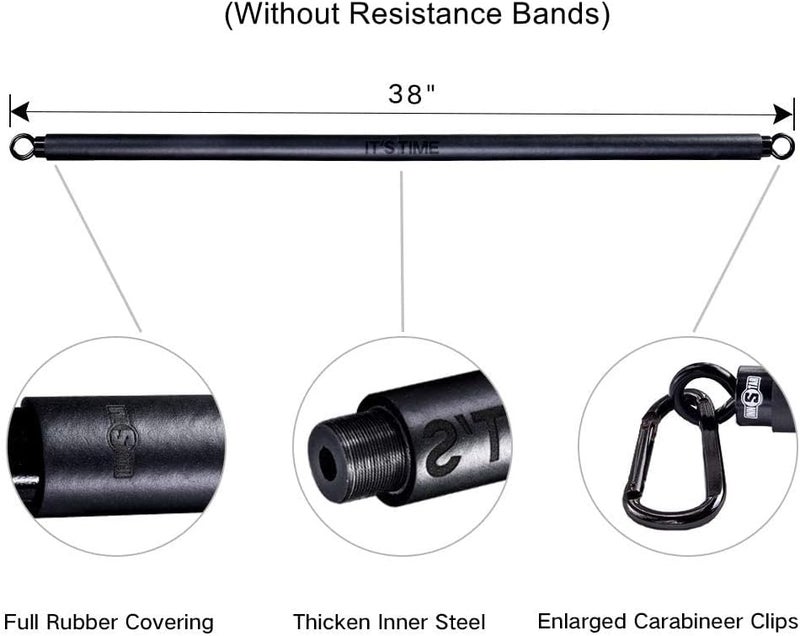 INNSTAR Cable Handles Gym Equipment, Resistance Band Handles with Solid ABS Core Grips, D Handle Cable Attachment, Heavy Duty Exercise Handles, Cable Machine Handles - Image 2