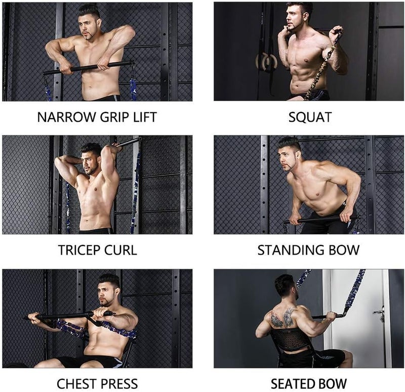 INNSTAR Cable Handles Gym Equipment, Resistance Band Handles with Solid ABS Core Grips, D Handle Cable Attachment, Heavy Duty Exercise Handles, Cable Machine Handles - Image 4