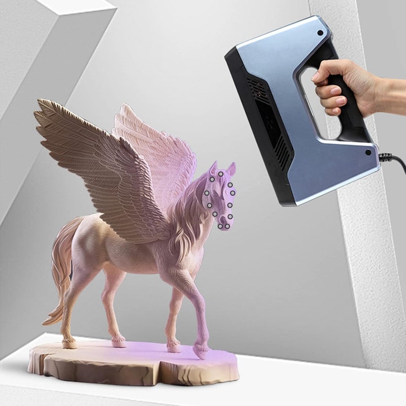 klarako 5 Sheets Scanner Marking Point 3D scan Reflection Points 3D Markers 3D Scanner Positioning Point Reference Mark 3D Bed Adhesive Film Scanner 3D Print Reflective Film Refer to Spray - Image 3