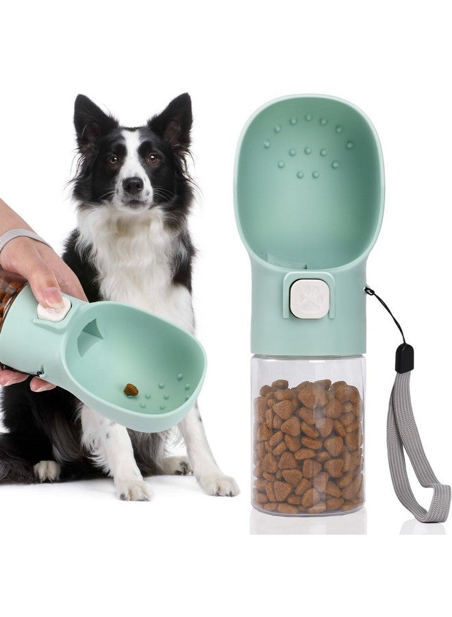 colorday Colorday Handheld Dog Treat Dispenser Built-in Clicker & Treat Pouch, Hand Feeder for Puppy Training Walking Hiking Traveling (6.7 OZ, Green) - Image 1