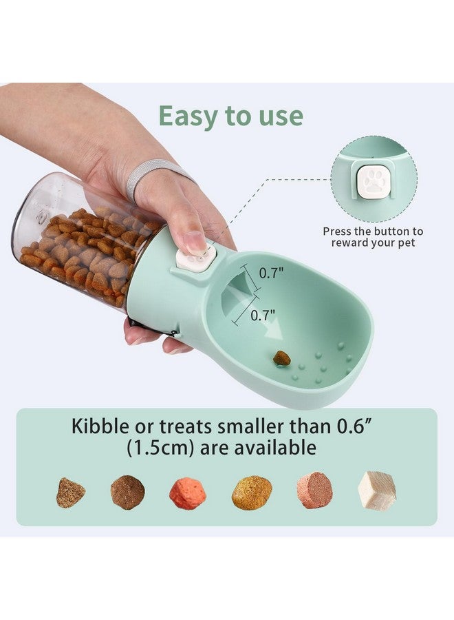 colorday Colorday Handheld Dog Treat Dispenser Built-in Clicker & Treat Pouch, Hand Feeder for Puppy Training Walking Hiking Traveling (6.7 OZ, Green) - Image 4