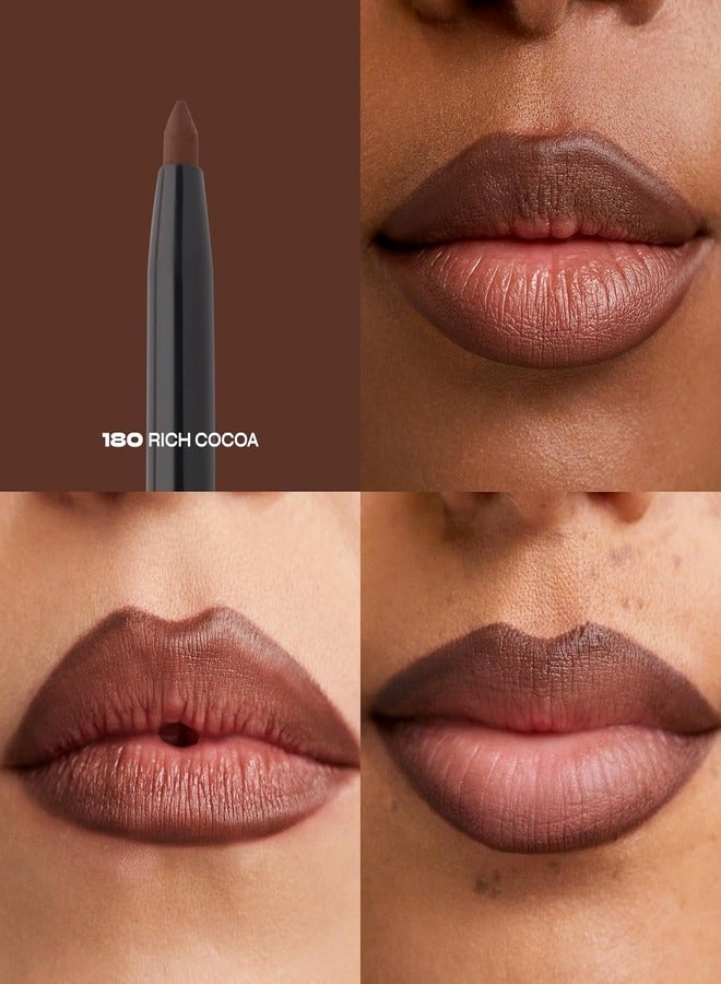 Milani Understatement Lipliner - 180 Rich Coca – Long-Lasting, Creamy & Smudge-Proof Lip Pencil for Precise Definition - Image 2